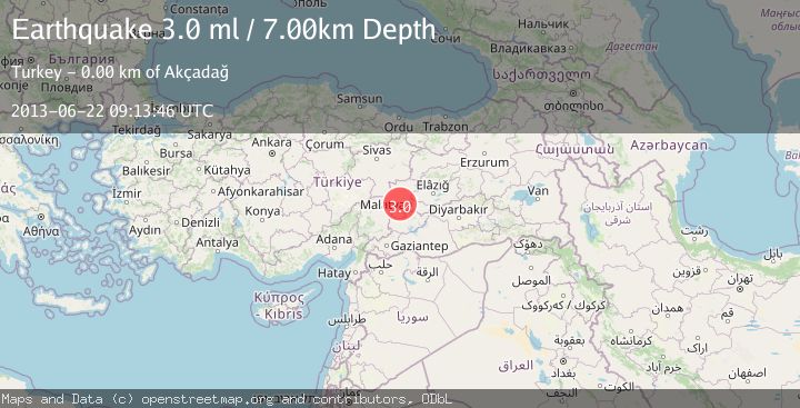 Map of CENTRAL TURKEY