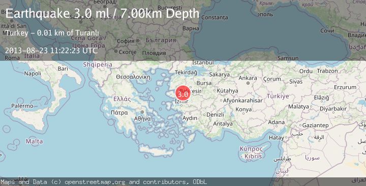 Map of WESTERN TURKEY