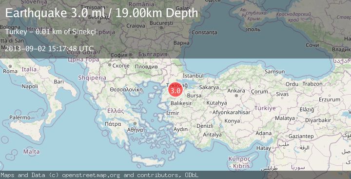 Map of WESTERN TURKEY