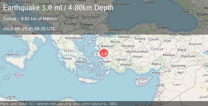 Map of WESTERN TURKEY