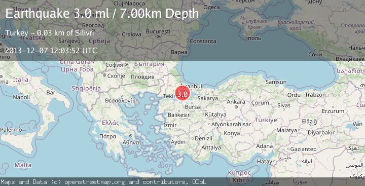 Map of WESTERN TURKEY