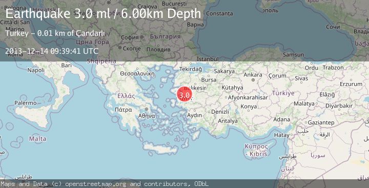 Map of NEAR THE COAST OF WESTERN TURKEY