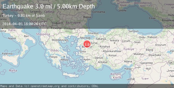 Map of WESTERN TURKEY