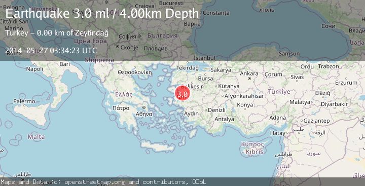 Map of WESTERN TURKEY