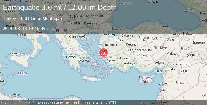 Map of NEAR THE COAST OF WESTERN TURKEY