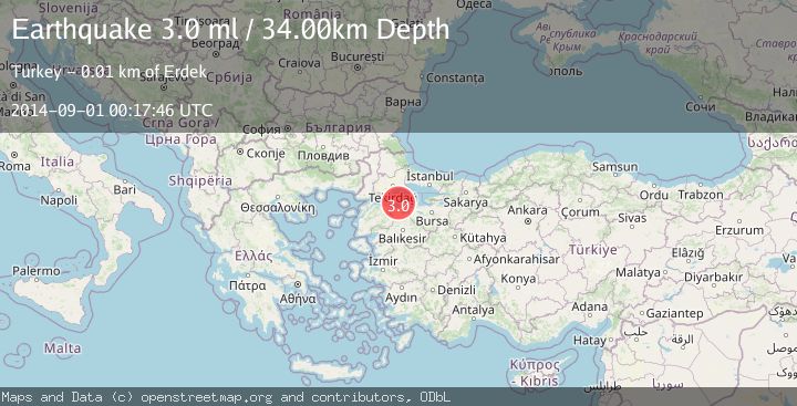 Map of WESTERN TURKEY