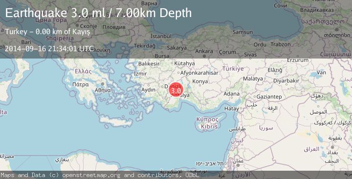 Map of WESTERN TURKEY