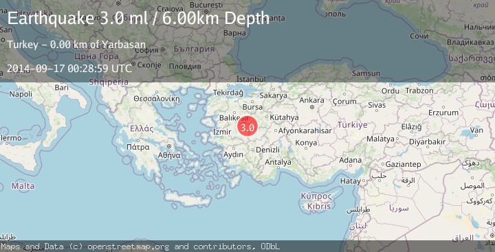 Map of WESTERN TURKEY