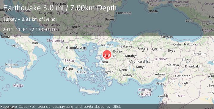 Map of WESTERN TURKEY