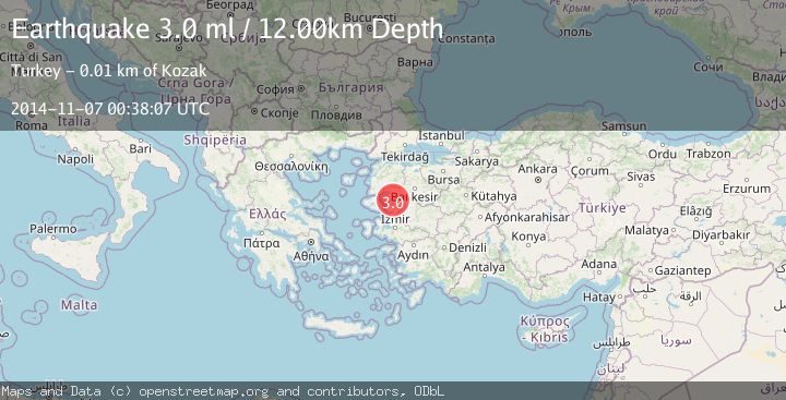 Map of WESTERN TURKEY