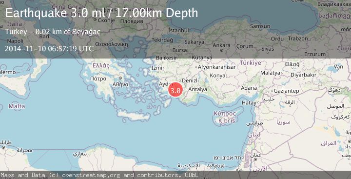 Map of WESTERN TURKEY