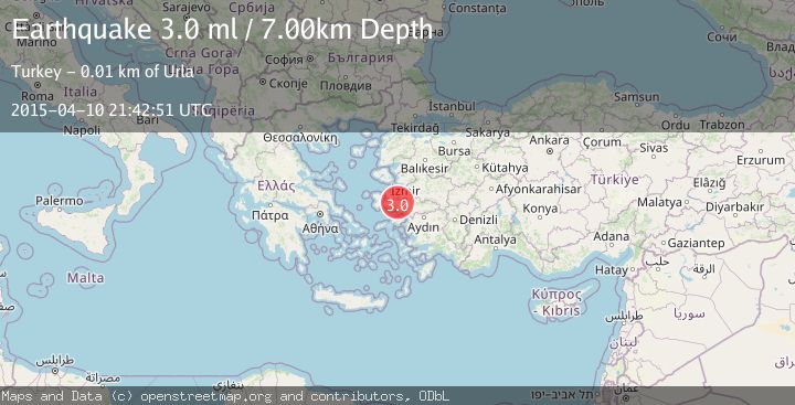 Map of NEAR THE COAST OF WESTERN TURKEY