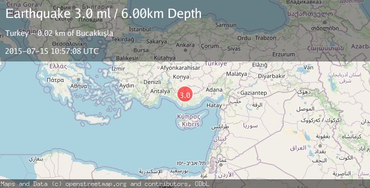 Map of CENTRAL TURKEY
