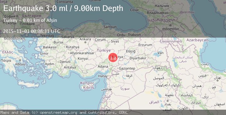 Map of CENTRAL TURKEY
