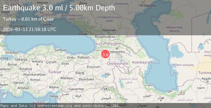 Map of EASTERN TURKEY