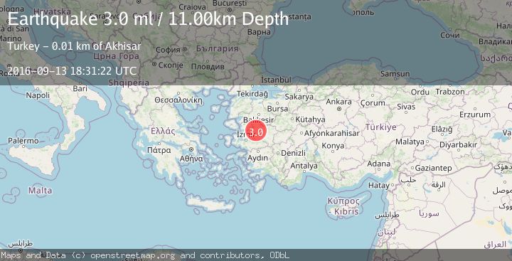 Map of WESTERN TURKEY