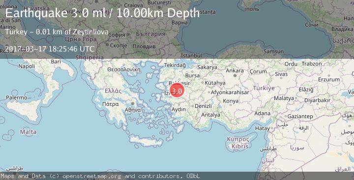 Map of WESTERN TURKEY