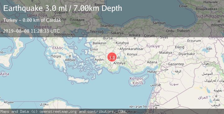 Map of WESTERN TURKEY
