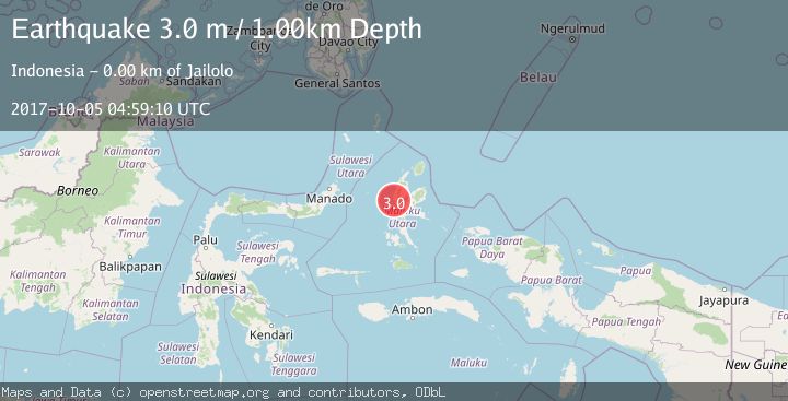 Map of HALMAHERA, INDONESIA