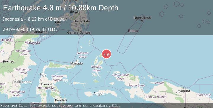 Map of HALMAHERA, INDONESIA
