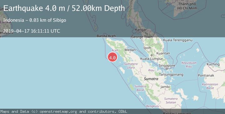 Map of SIMEULUE, INDONESIA