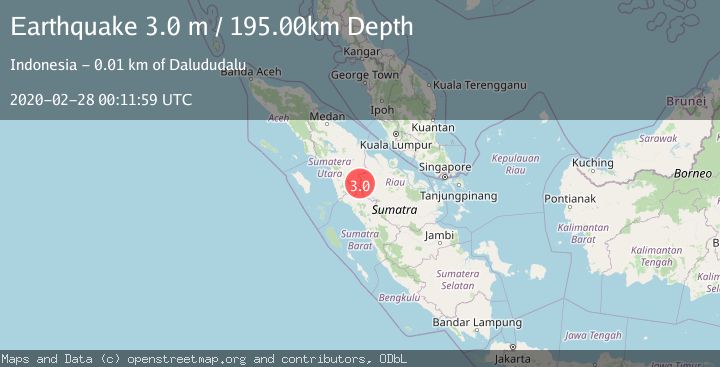 Map of NORTHERN SUMATRA, INDONESIA