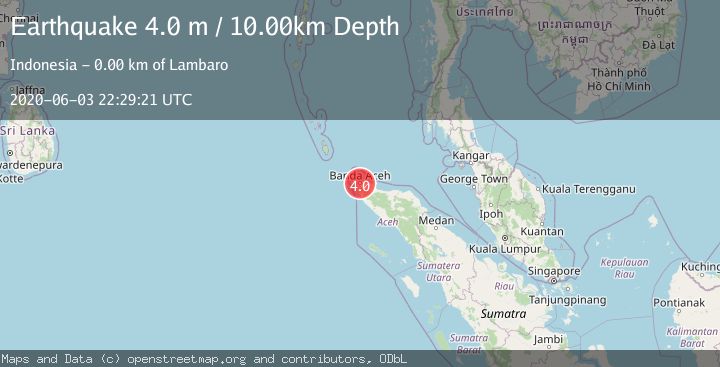 Map of NORTHERN SUMATRA, INDONESIA