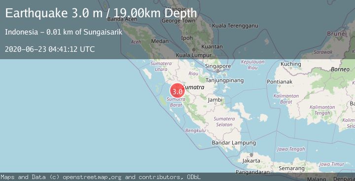Map of SOUTHERN SUMATRA, INDONESIA