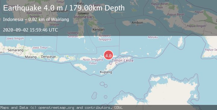 Map of KEPULAUAN ALOR, INDONESIA