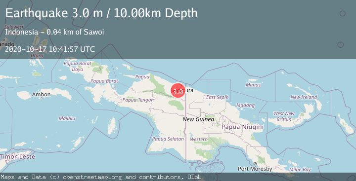 Map of NEAR N COAST OF PAPUA, INDONESIA