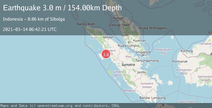 Map of NORTHERN SUMATRA, INDONESIA