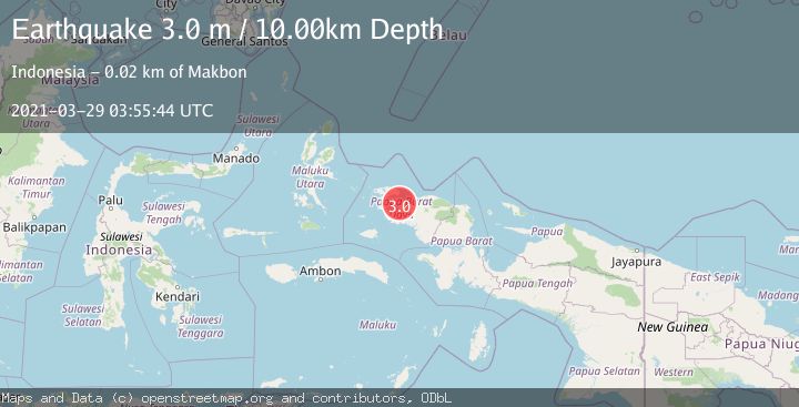 Map of NEAR N COAST OF PAPUA, INDONESIA