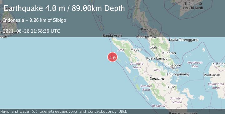Map of SIMEULUE, INDONESIA
