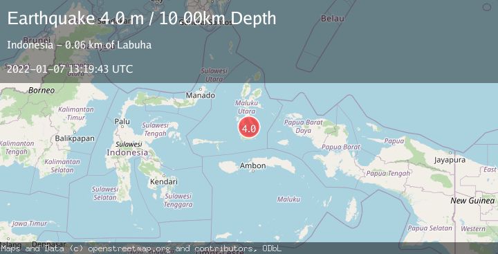 Map of HALMAHERA, INDONESIA