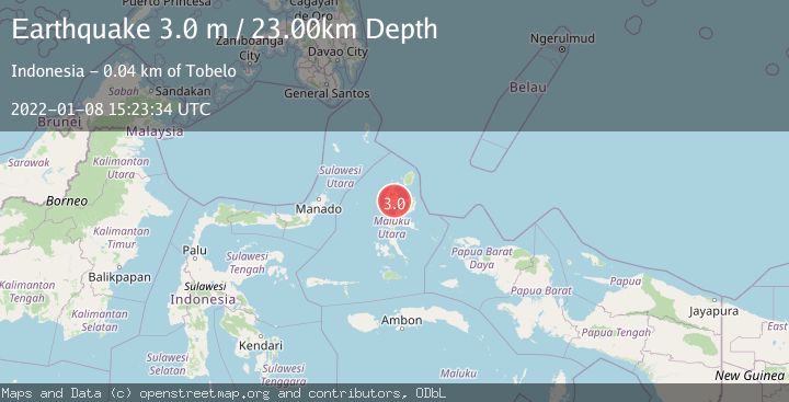 Map of HALMAHERA, INDONESIA