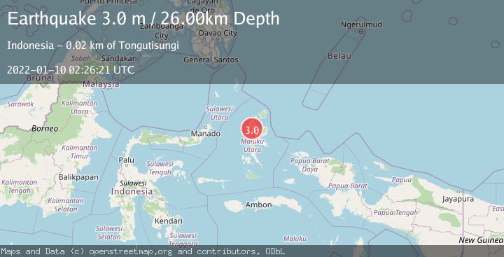 Map of HALMAHERA, INDONESIA