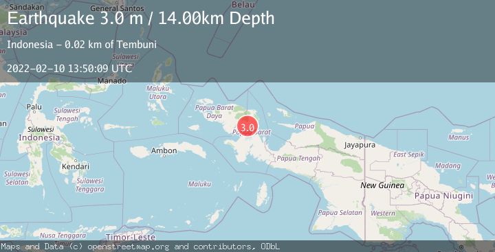 Map of PAPUA, INDONESIA