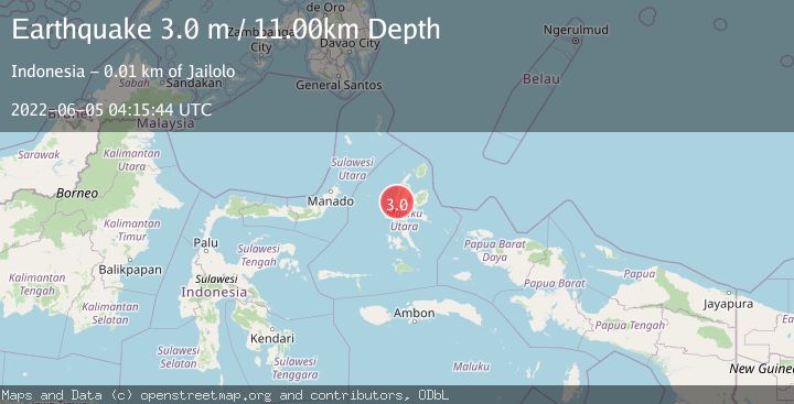 Map of HALMAHERA, INDONESIA