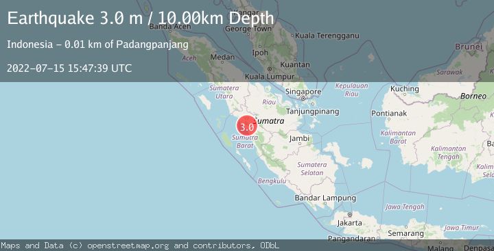 Map of SOUTHERN SUMATRA, INDONESIA
