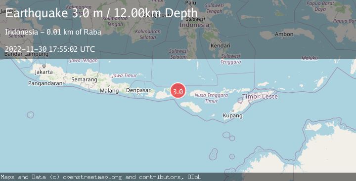 Map of SUMBAWA REGION, INDONESIA