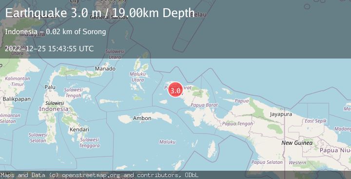 Map of NEAR N COAST OF PAPUA, INDONESIA