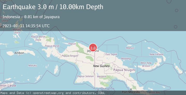 Map of NEAR N COAST OF PAPUA, INDONESIA
