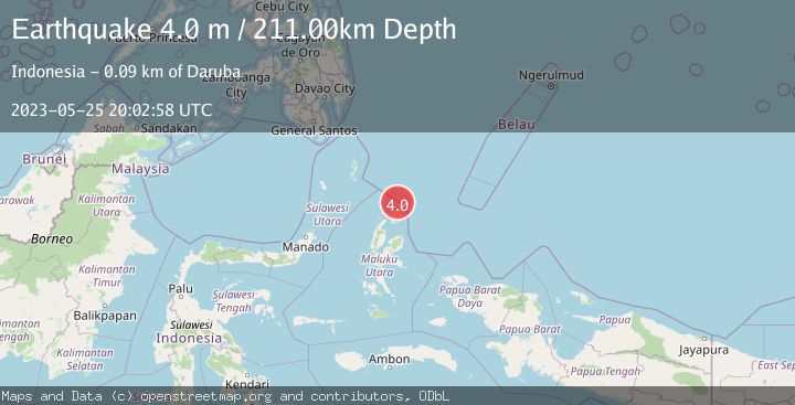 Map of HALMAHERA, INDONESIA