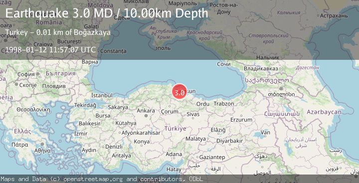 Map of CENTRAL TURKEY
