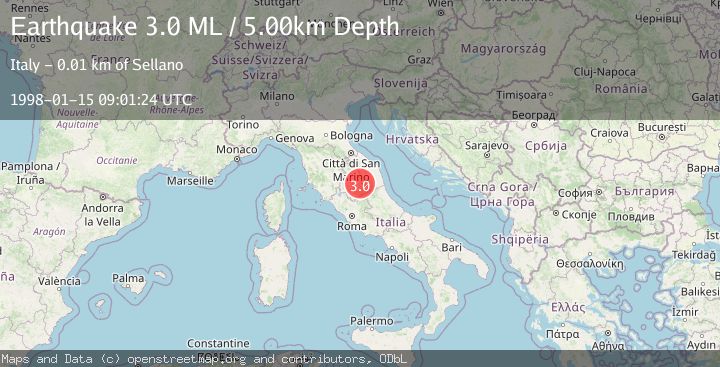 Map of CENTRAL ITALY