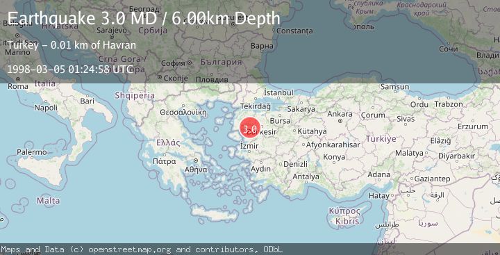 Map of WESTERN TURKEY