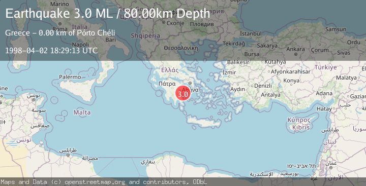 Map of SOUTHERN GREECE