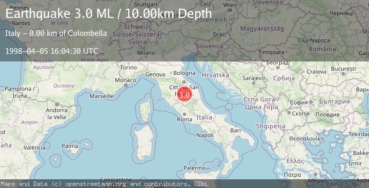 Map of CENTRAL ITALY