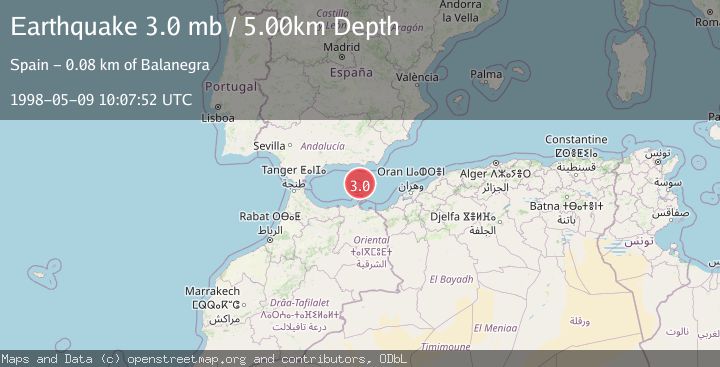 Map of STRAIT OF GIBRALTAR