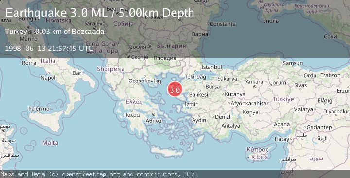 Map of AEGEAN SEA